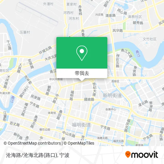 沧海路/沧海北路(路口)地图