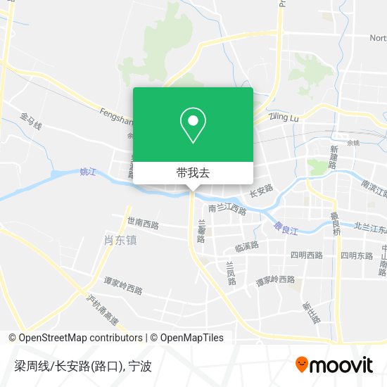 梁周线/长安路(路口)地图