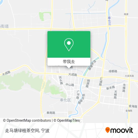 走马塘绿植茶空间地图