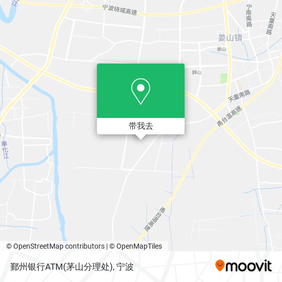 鄞州银行ATM(茅山分理处)地图