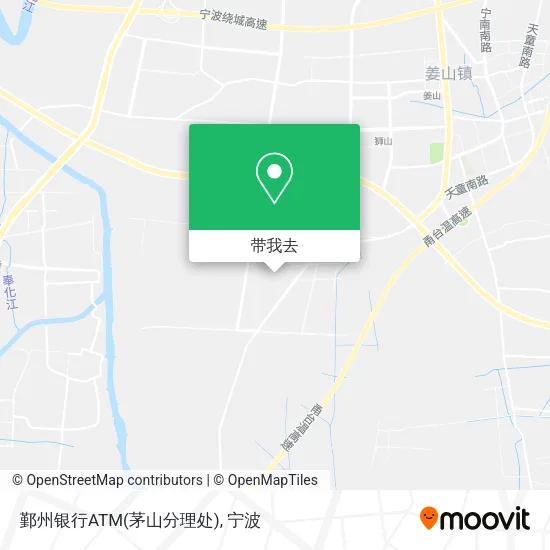 鄞州银行ATM(茅山分理处)地图