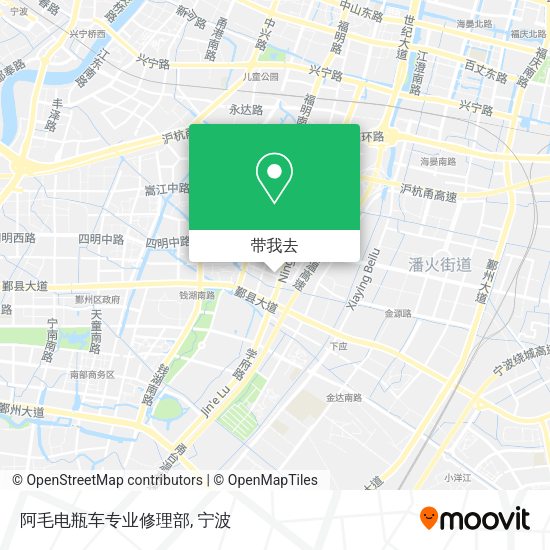 阿毛电瓶车专业修理部地图