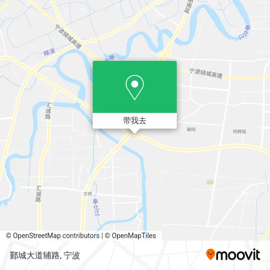 鄞城大道辅路地图