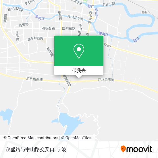 茂盛路与中山路交叉口地图
