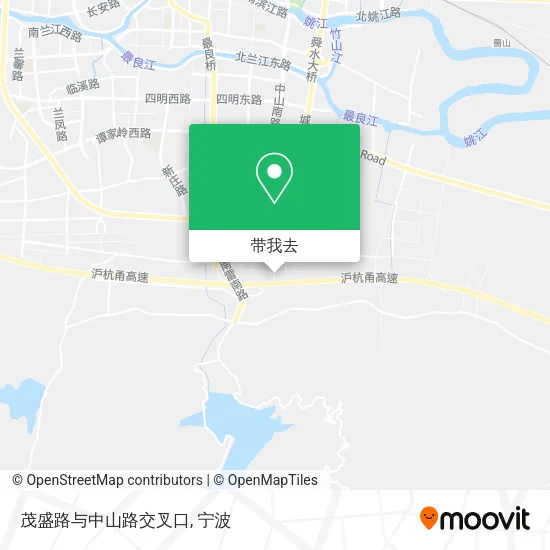 茂盛路与中山路交叉口地图