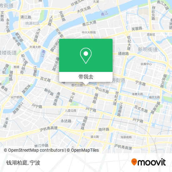 钱湖柏庭地图