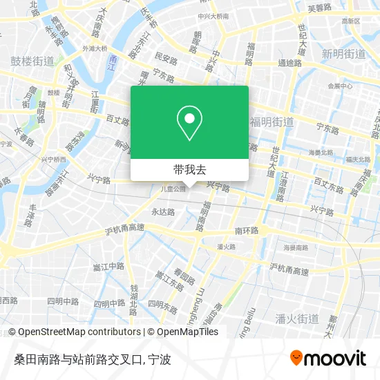 桑田南路与站前路交叉口地图