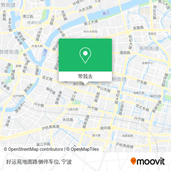 好运苑地面路侧停车位地图