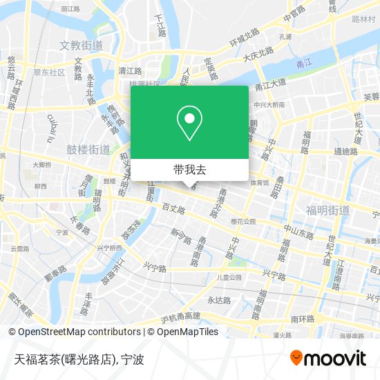 天福茗茶(曙光路店)地图