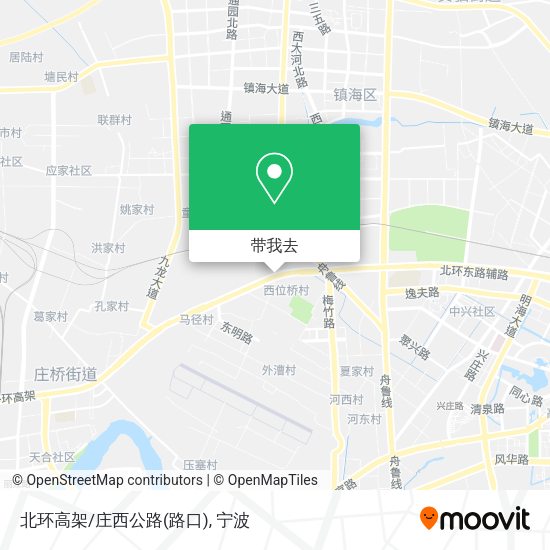 北环高架/庄西公路(路口)地图