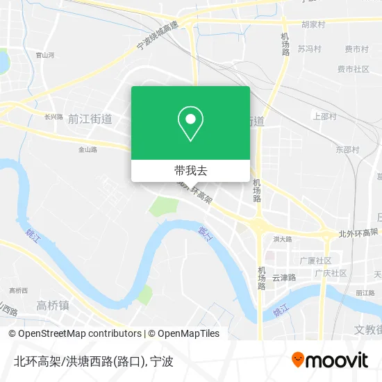北环高架/洪塘西路(路口)地图