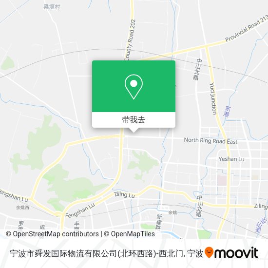 宁波市舜发国际物流有限公司(北环西路)-西北门地图