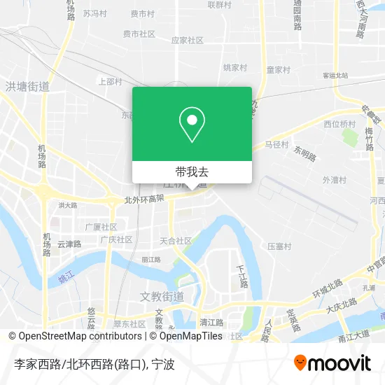 李家西路/北环西路(路口)地图