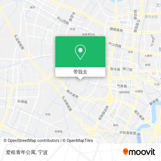 爱租青年公寓地图