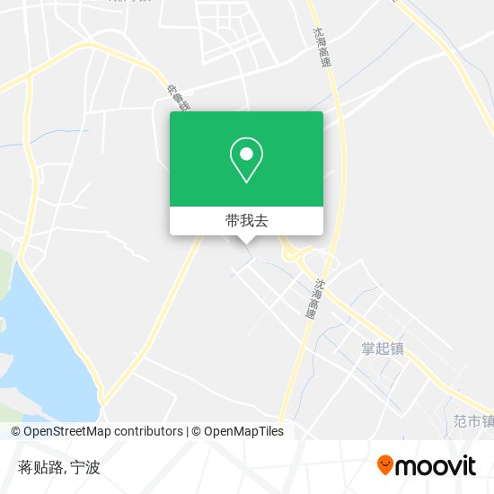蒋贴路地图