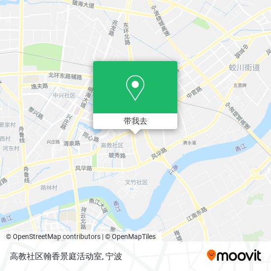 高教社区翰香景庭活动室地图