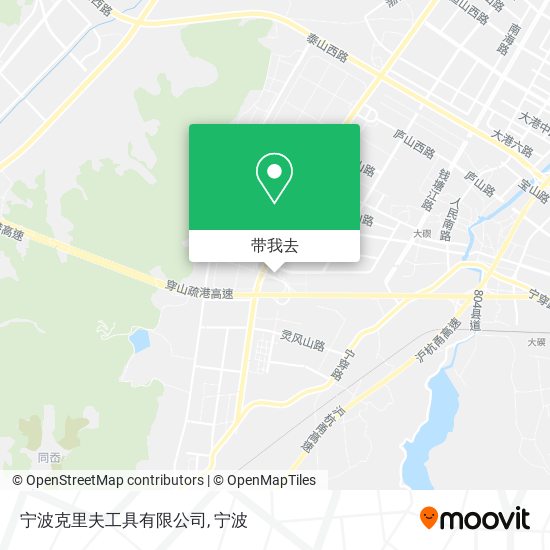 宁波克里夫工具有限公司地图