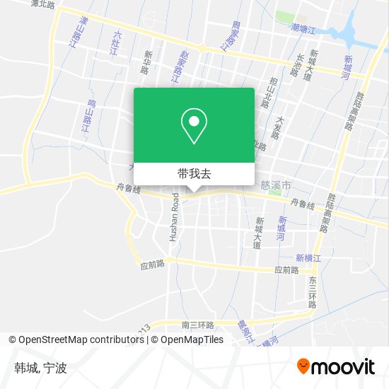 韩城地图
