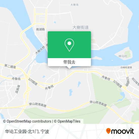 华论工业园-北1门地图