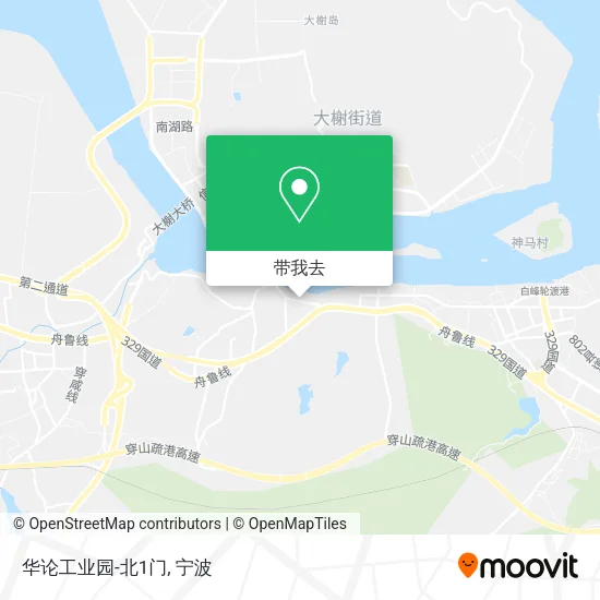 华论工业园-北1门地图