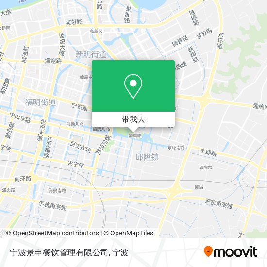 宁波景申餐饮管理有限公司地图