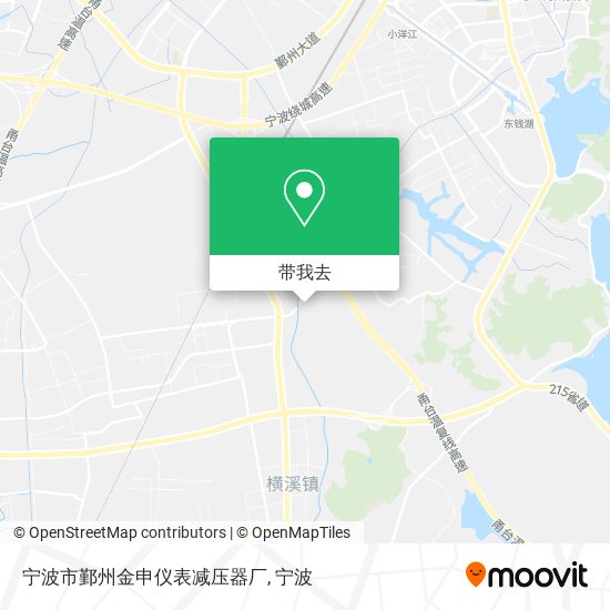 宁波市鄞州金申仪表减压器厂地图