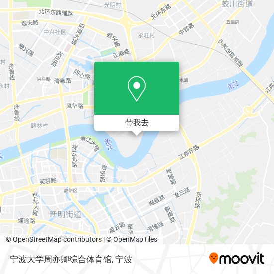 宁波大学周亦卿综合体育馆地图