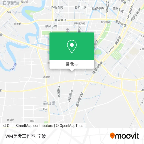 WM美发工作室地图