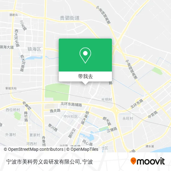 宁波市美科劳义齿研发有限公司地图