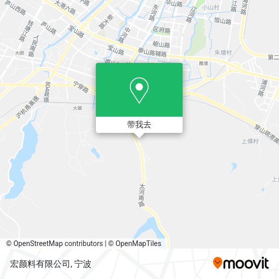 宏颜料有限公司地图