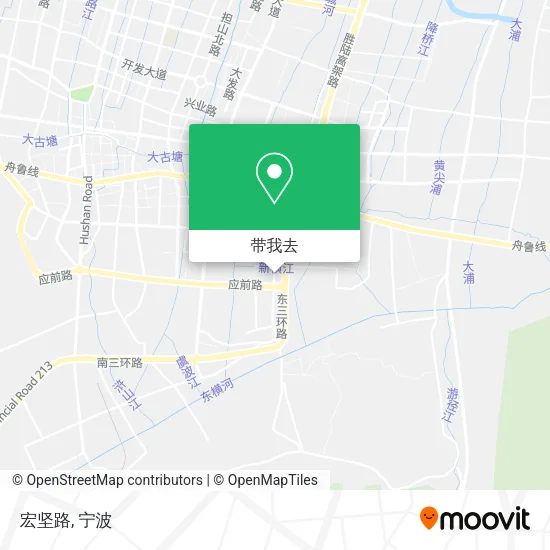 宏坚路地图