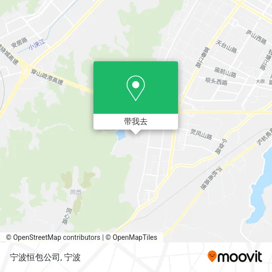 宁波恒包公司地图