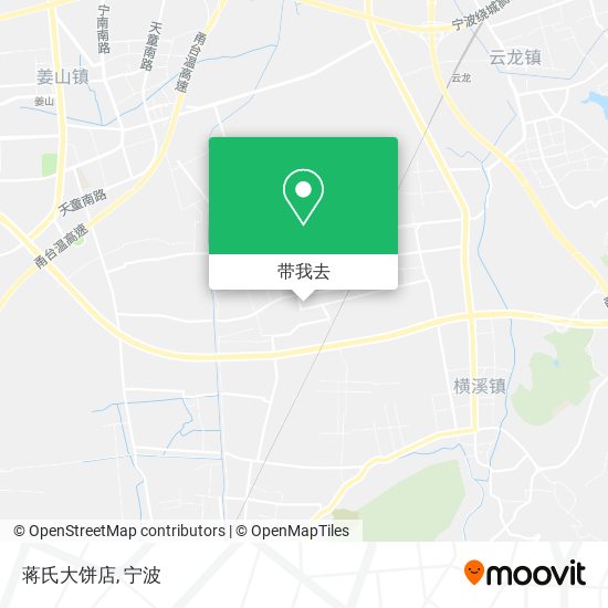 蒋氏大饼店地图