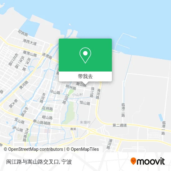 闽江路与嵩山路交叉口地图