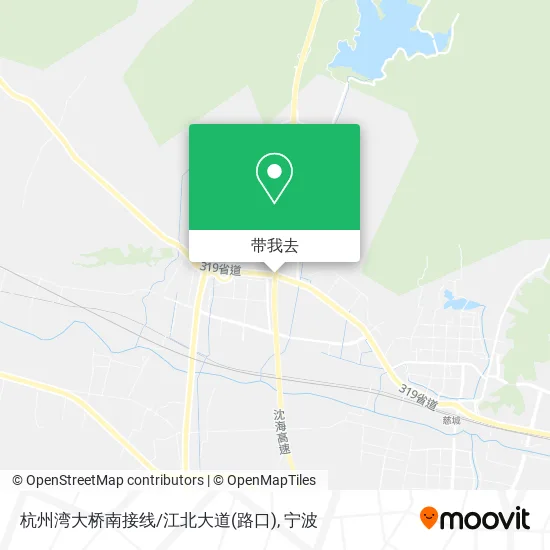 杭州湾大桥南接线/江北大道(路口)地图