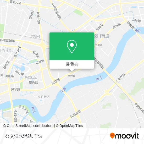 公交清水浦站地图