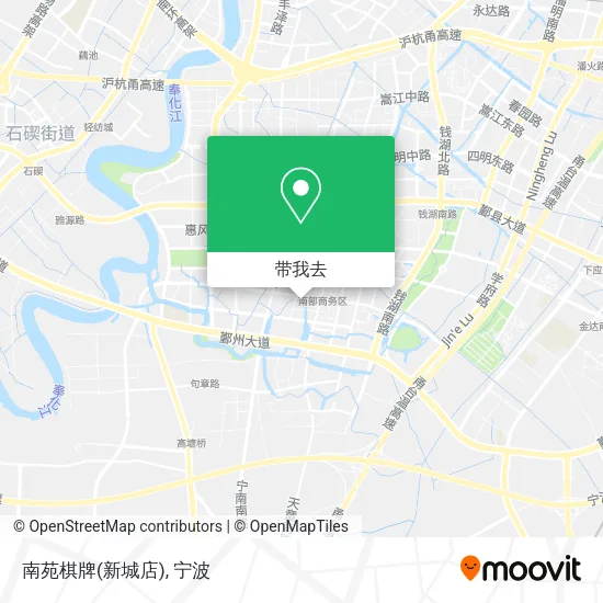 南苑棋牌(新城店)地图
