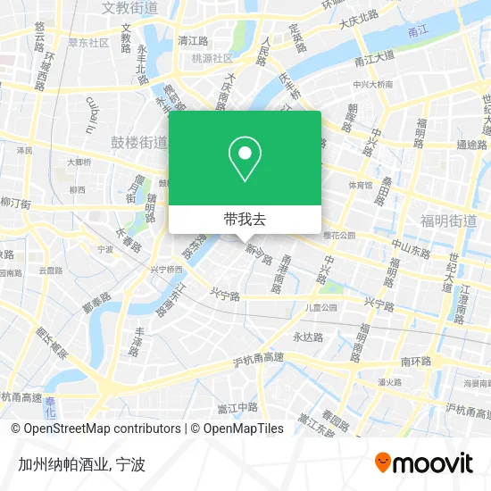 加州纳帕酒业地图