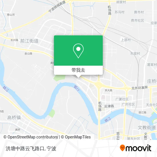 洪塘中路云飞路口地图