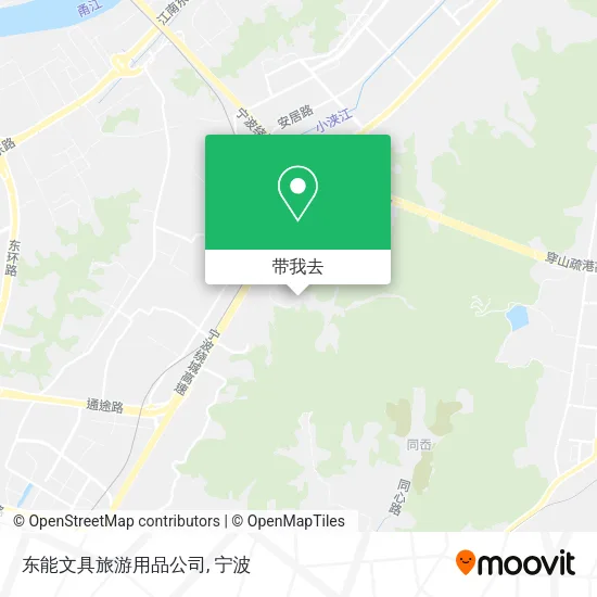 东能文具旅游用品公司地图