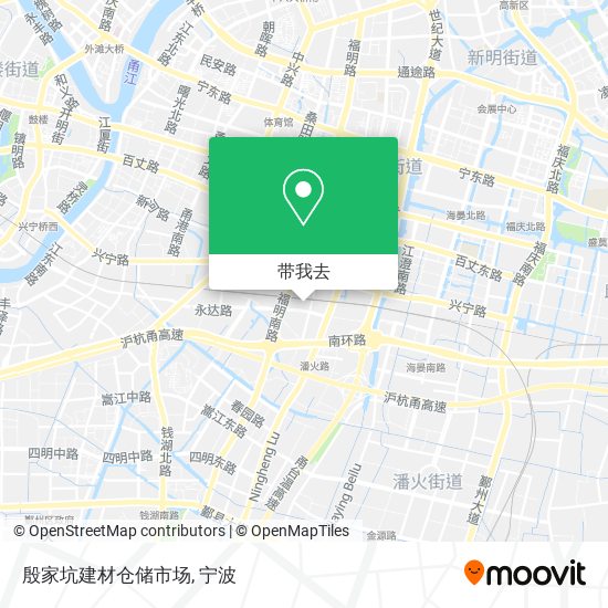 殷家坑建材仓储市场地图