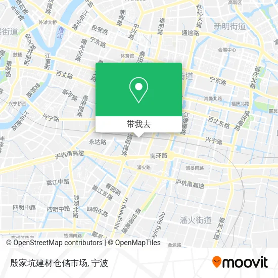 殷家坑建材仓储市场地图