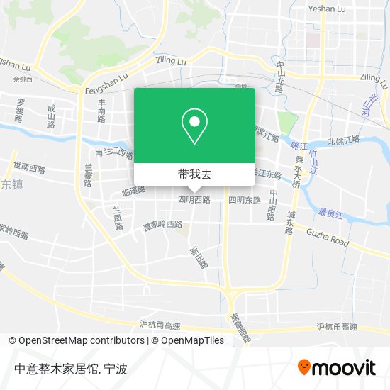 中意整木家居馆地图