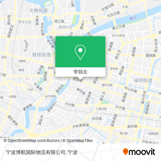 宁波博航国际物流有限公司地图