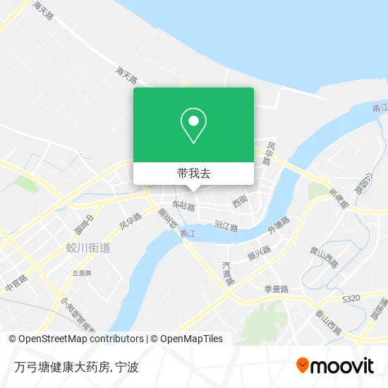 万弓塘健康大药房地图