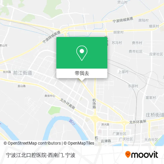 宁波江北口腔医院-西南门地图