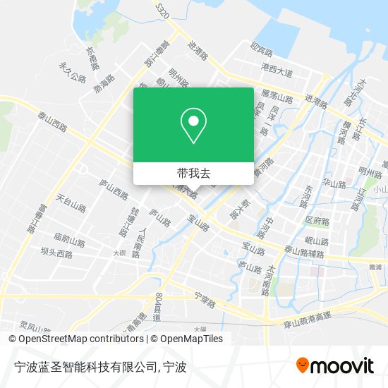 宁波蓝圣智能科技有限公司地图