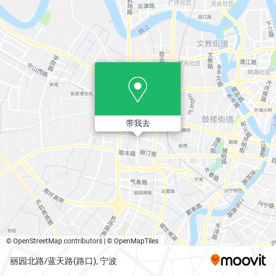 丽园北路/蓝天路(路口)地图