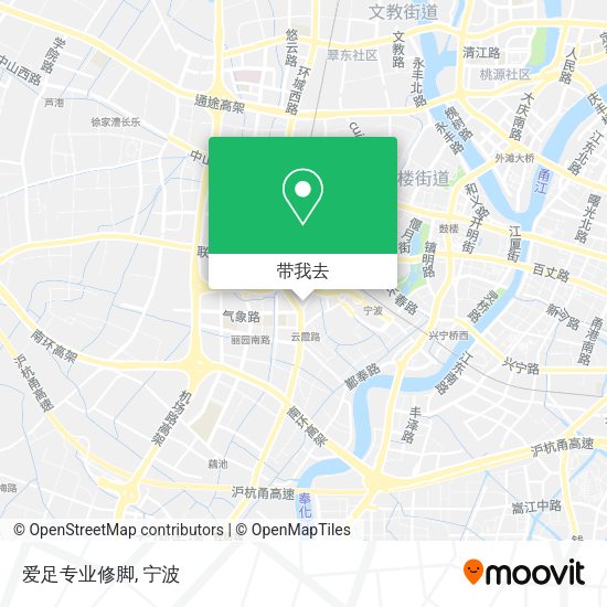 爱足专业修脚地图