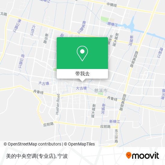 美的中央空调(专业店)地图